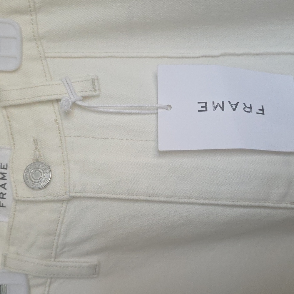Frame Denim Cream / Extreme High Rise - Picture 4 of 11